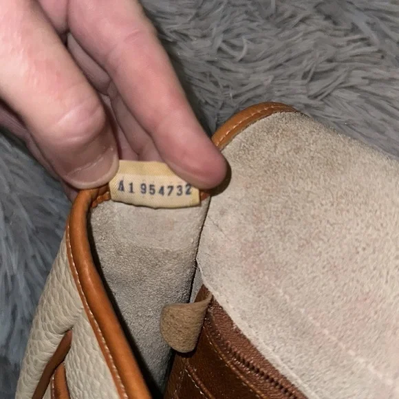 Vintage Dooney & bourke bundle. Saddle bag in bone and kiss lock wallet.
